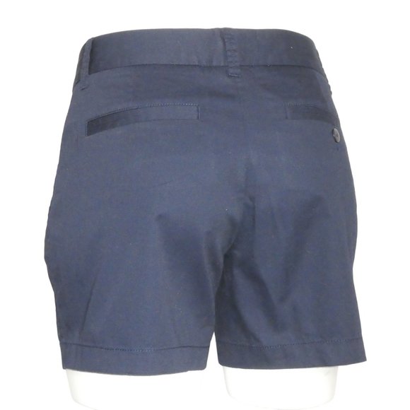 J. Crew Chino Broken-In Navy Cotton Jeans Shorts Size 4 - Picture 2 of 6